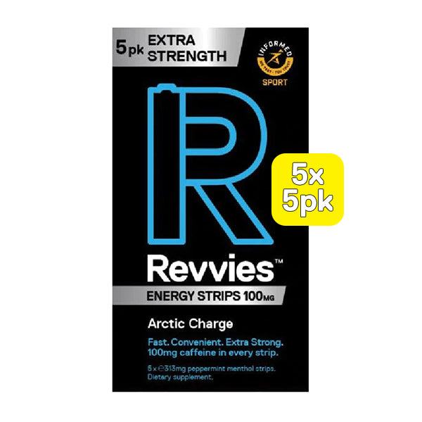 Revvies Extra Strength Arctic Charge 100mg (5 x 5Pk)