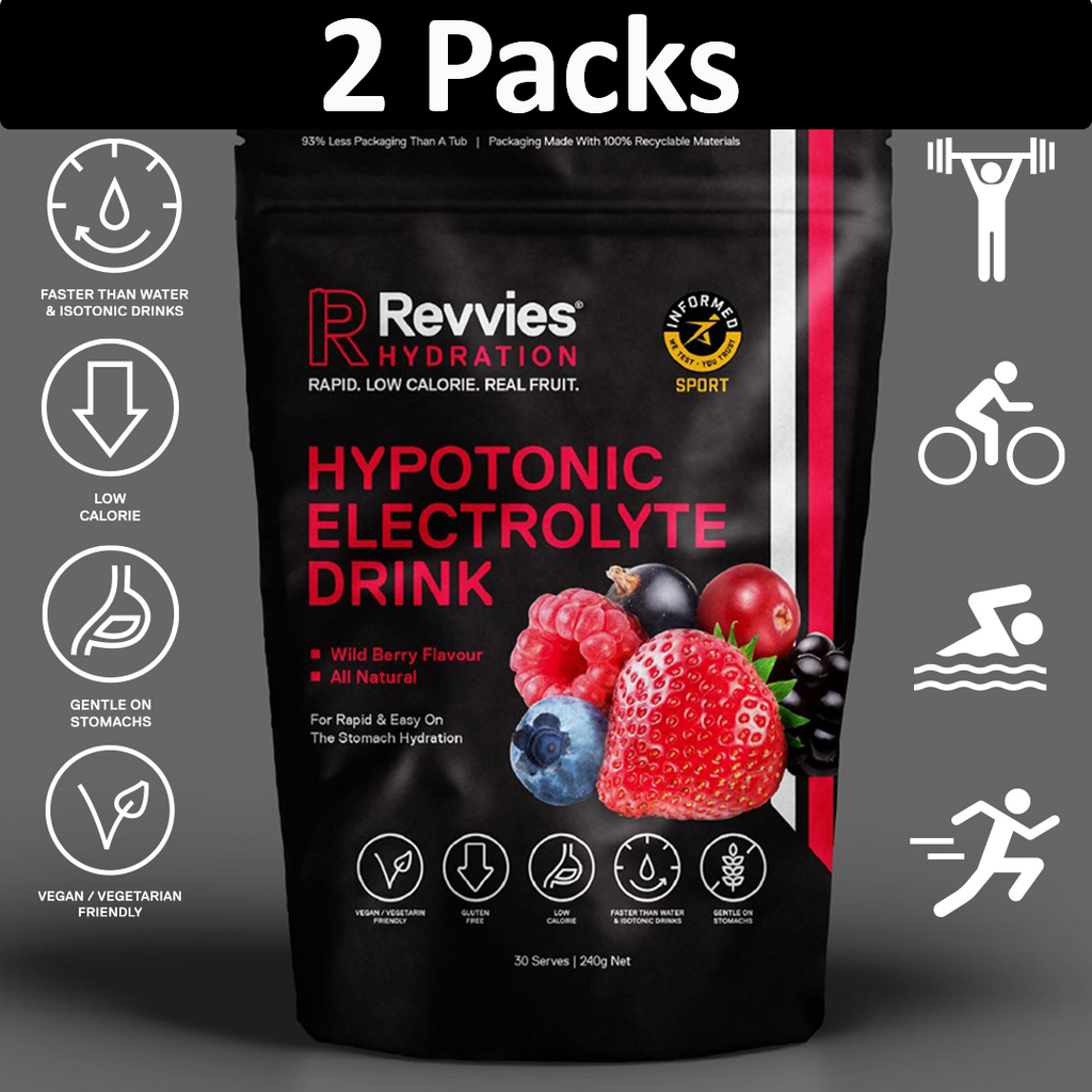 Revvies Hypotonic Electrolyte Drink - 2 Pack Value Bundle