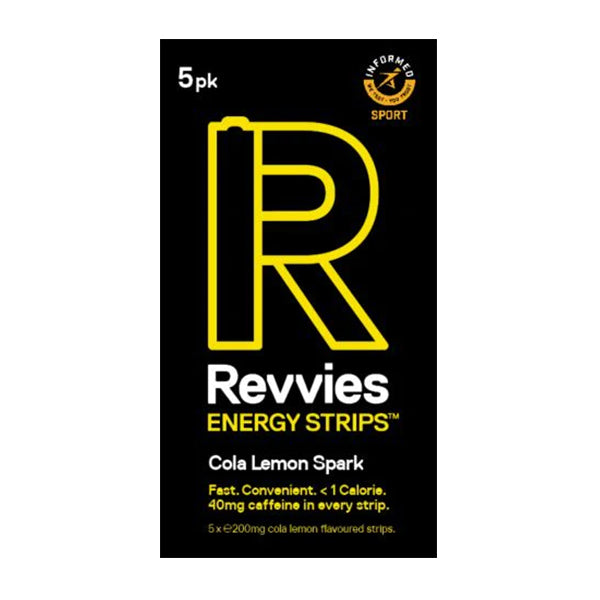 Revvies Energy Strips Cola Lemon Spark (1 x 5Pk)