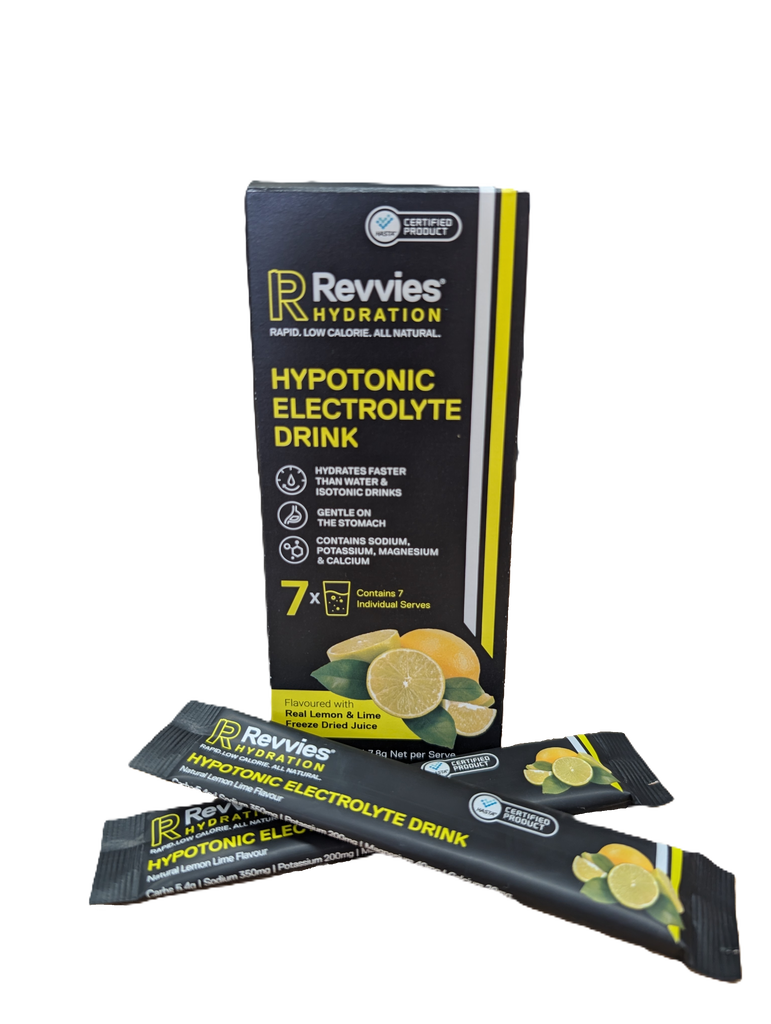 Revvies On-The-Go Hydration - 7x Single Serve - Lemon Lime
