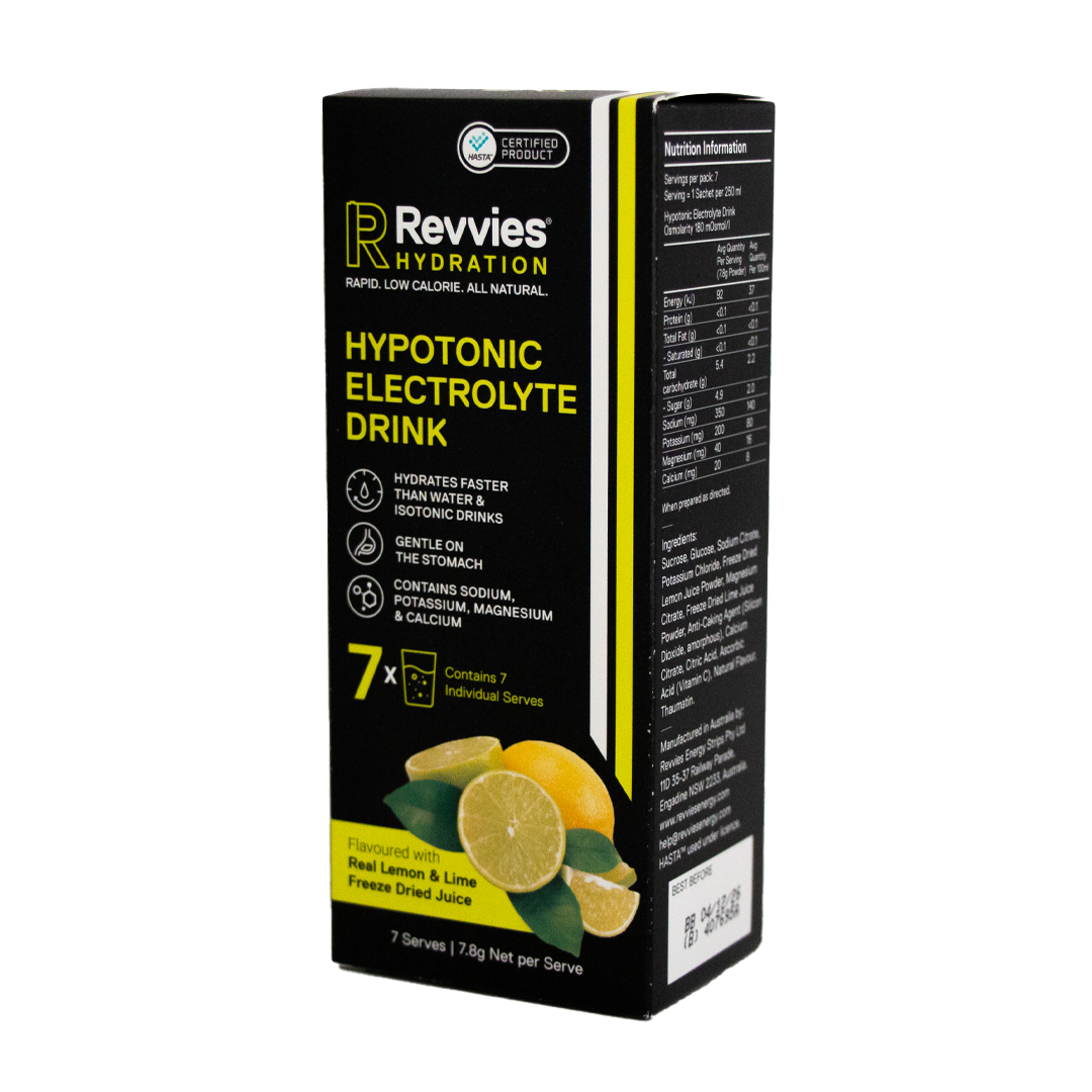 Revvies On-The-Go Hydration - 7x Single Serve - Lemon Lime